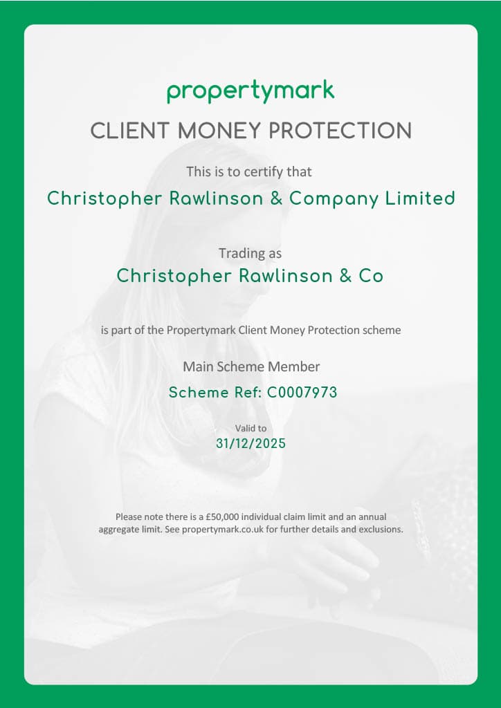 Client Money Protection Certificate